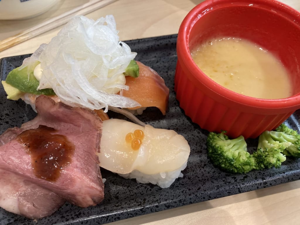 はま寿司のチーズフォンデュ寿司