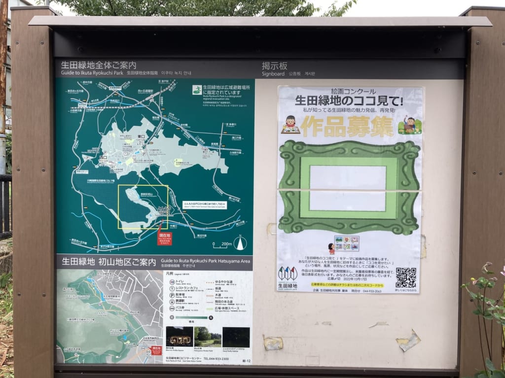 初山親水広場の秋